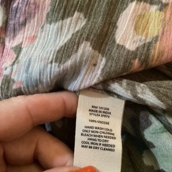 Soft Surroundings Rosalie Tiered Maxi Dress Sz M Floral GORGEOUS - Picture 5 of 8